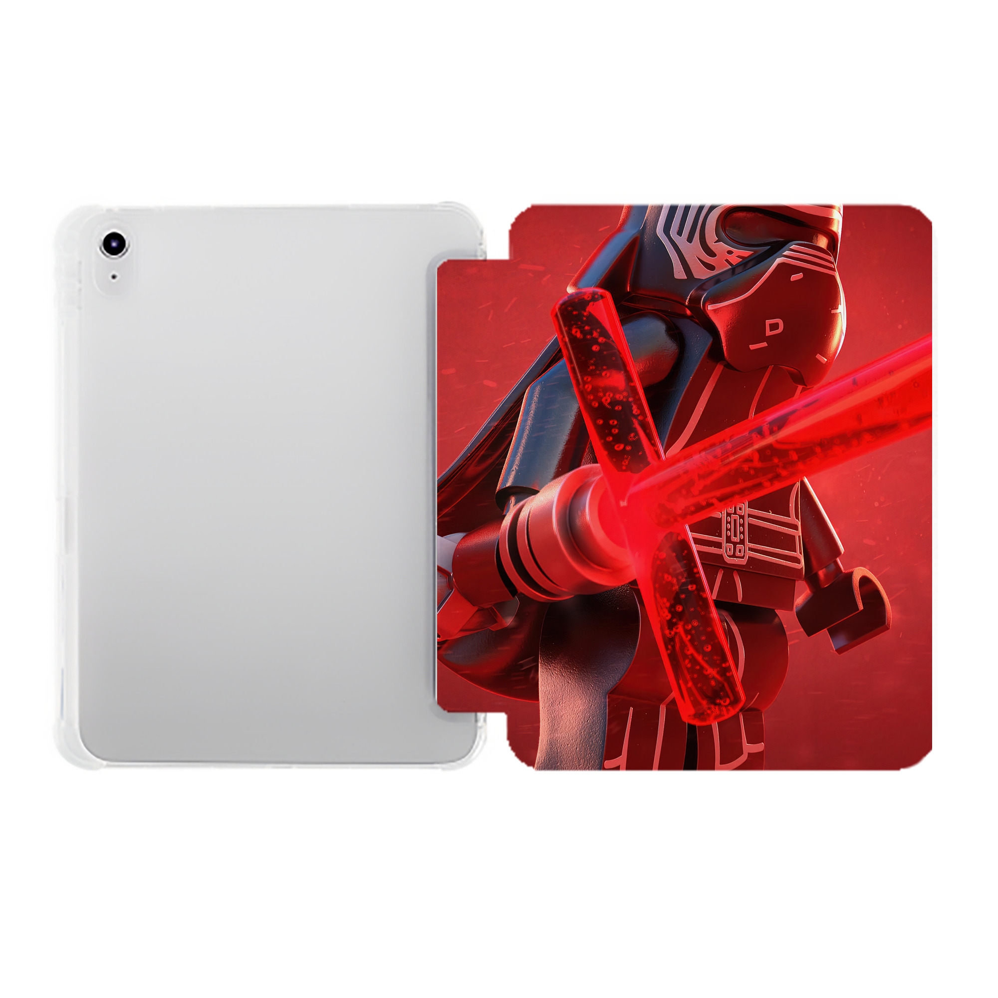 （画像用） スター・ウォーズ Star Wars IPad ケース ペン収納付き 三つ折りスタンド PUレザー×シリコン 対応機種9.5/10.5/10.9インチ